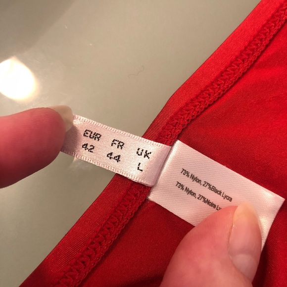 CHARADE/ Hot Red Two Piece Bikini - Picture 7 of 7